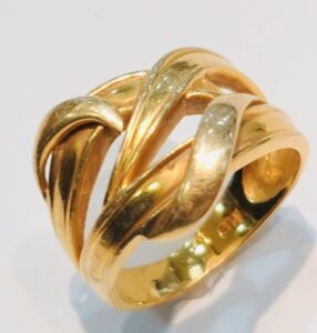 K18 デザインリング