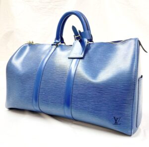 LOUIS VUITTON ルイヴィトン キーポル エピ ブルー