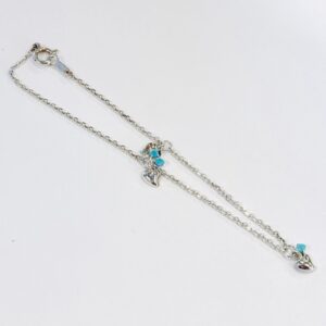 K14WG ターコイズ付ブレスレット