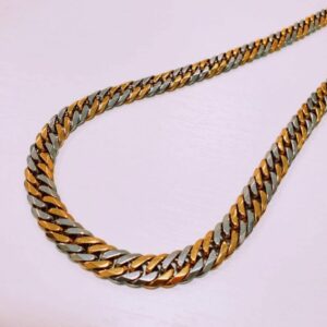 K18 PT900 コンビ喜平ネックレス