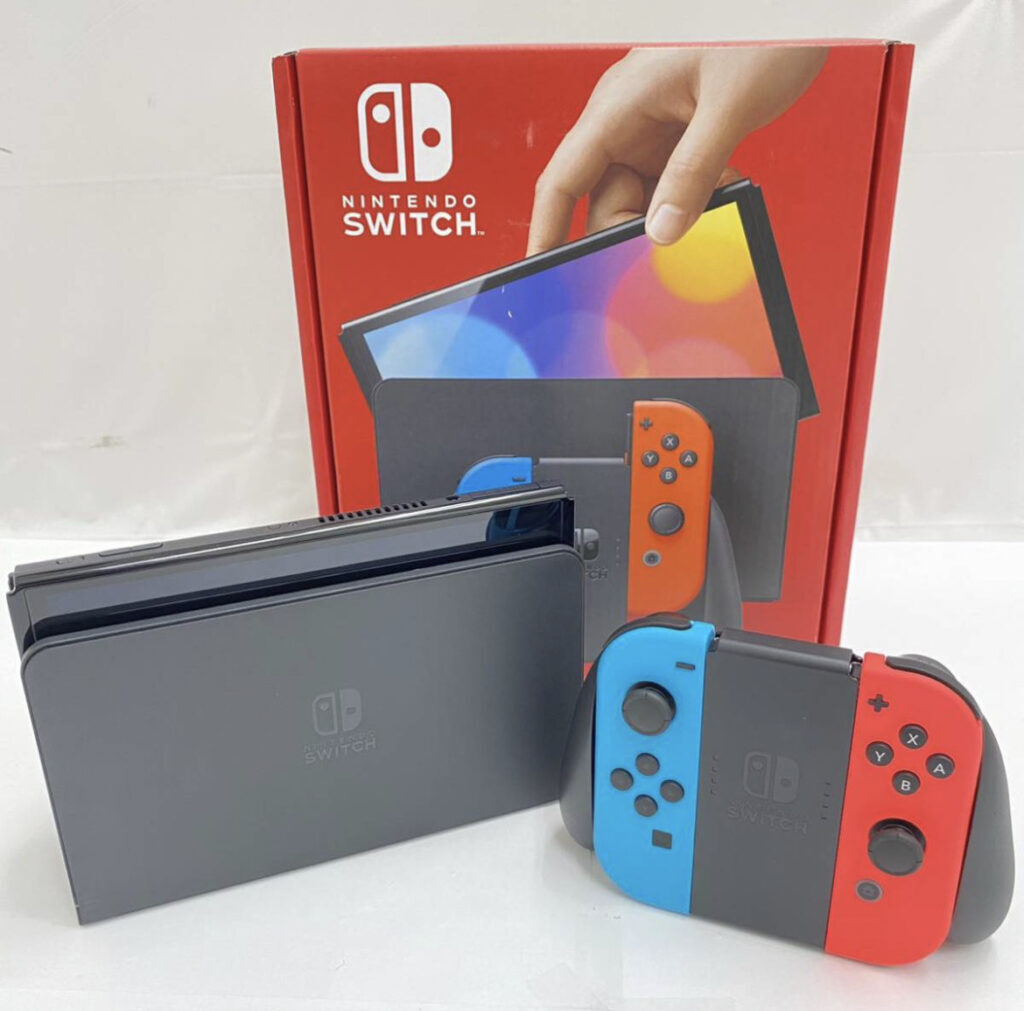 新型】Nintendo Switch 有機ELモデルJoy-Con(L) ネオンブルー/(R