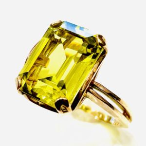 K10 シトリン 9ct リング