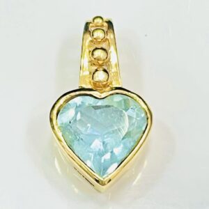 K10 アクアマリン 1.2ct ネックレストップ