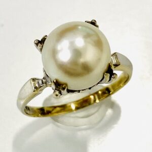 K14 パール付リング