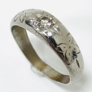 Pt900メレダイヤ0.13ct付リング