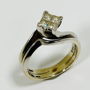 Pt900メレダイヤ1.273ct付リング