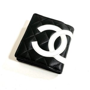 CHANEL シャネル カンボンライン 二つ折り財布