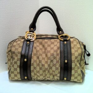 GUCCI インターロッキングアイコン ボストンバッグ グッチ