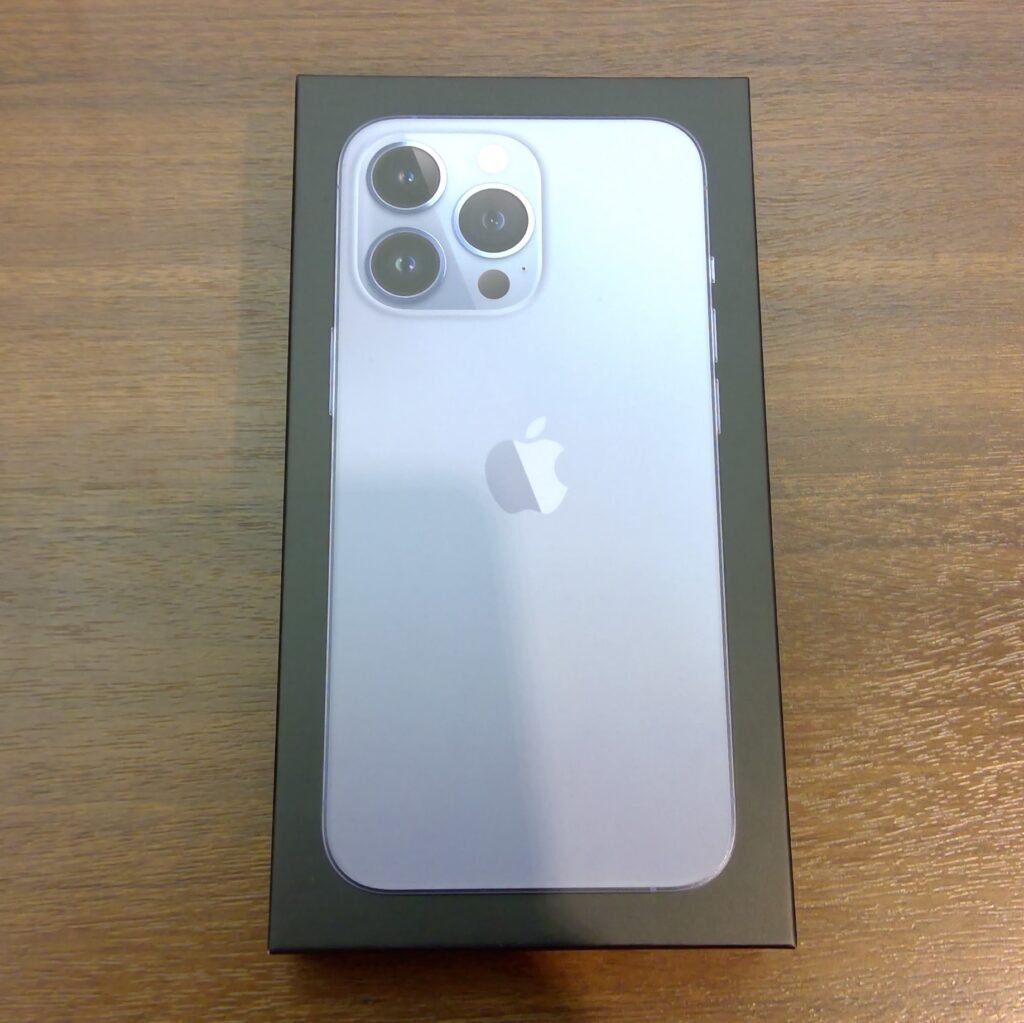 Apple　iPhone 13Pro　256GB　シエラブルー　新品　未開封品　最新機種　買取実績