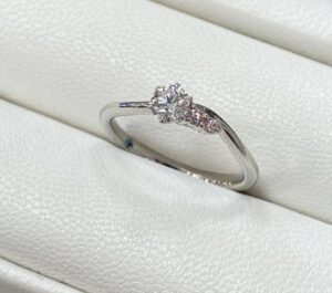 PT900 ダイヤ 0.223ct リング