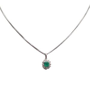 PT850 エメラルド ネックレス