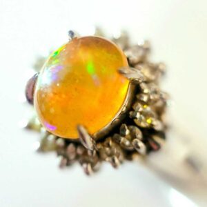 Pt900 リング オパール