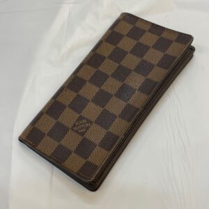 LOUIS VUITTON ルイ ヴィトン ダミエ ポルトバルール カルト 二つ折り 長財布
