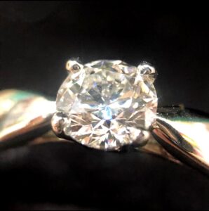 Pt900 ダイヤモンド リング 0.45ct