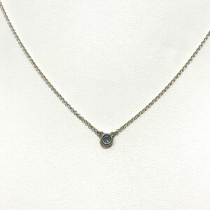 Tiffany&Co ペンダント アクアマリン0.13ct