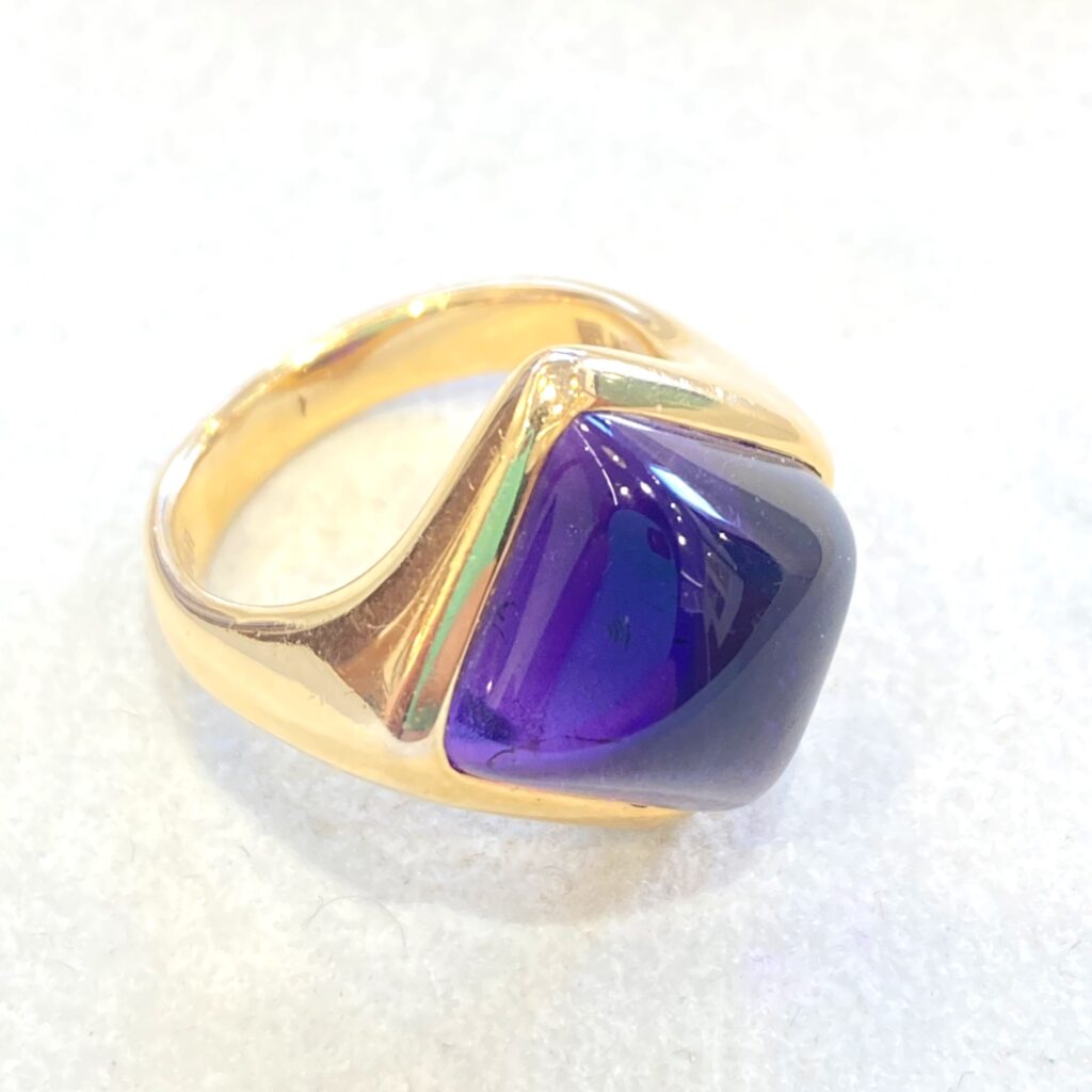 K18 リング アメジスト9.4ct