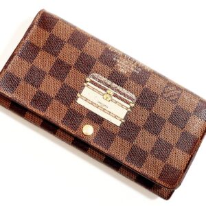 LOUIS VUITTON ルイヴィトン モノグラム ポルトフォイユ サラ ダミエ エベヌ トランク&ロック