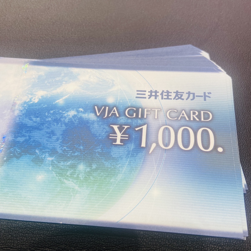 VJA GIFT CARD 1000円券おまとめ