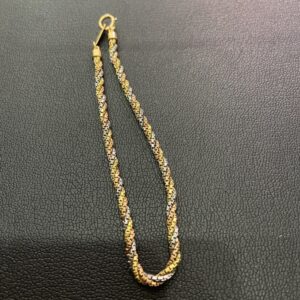 K18/Pt850 コンビブレスレット