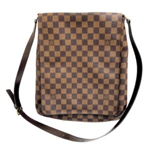 LOUIS VUITTON ダミエ エベヌ ミュゼット サルサ ロング ショルダーバッグ