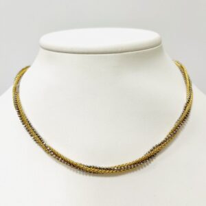 K18 Pt850コンビネックレス