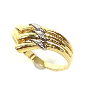 K18ベースPt900リング