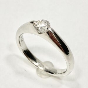 Pt1000 ダイヤ0.314ct付リング