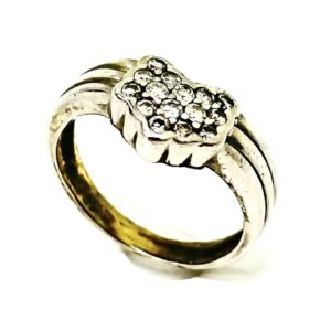 Pt850 メレダイヤ 0.33ct付 リング