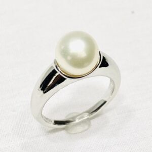 Pt900 パール付 リング