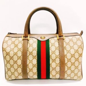 オールドグッチ シェリーライン ボストンバック