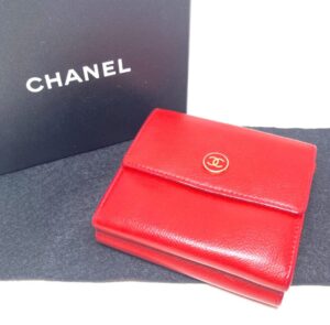 CHANEL シャネル　ココボタン　Wホックウォレット