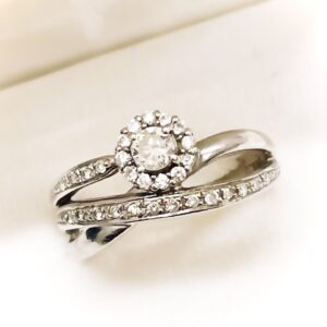 Pt900 ダイヤモンド 0.45ct付 リング