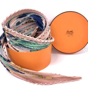 HERMES エルメス プリーツスカーフ