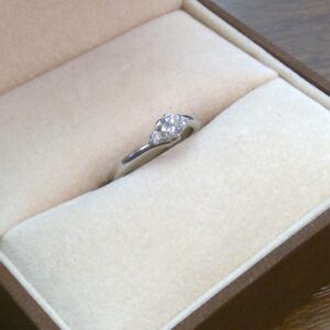 PT900ダイヤ付きリング