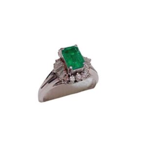 pt900 エメラルドリング