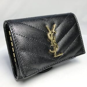Saint Laurent キャビアスキン キーケース