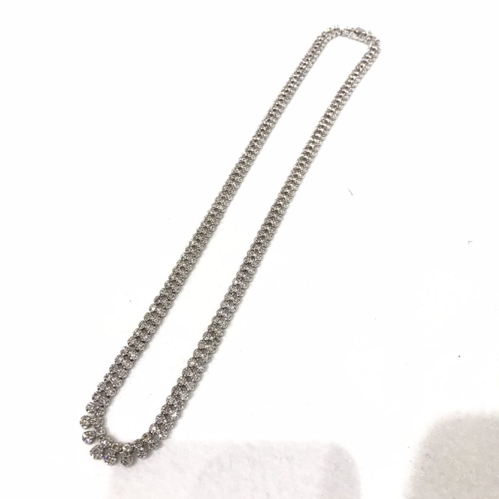 Pt900 メレダイヤモンド5.2ct ネックレス