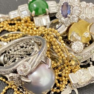 Pt900リング / K18ネックレス / ダイヤモンド