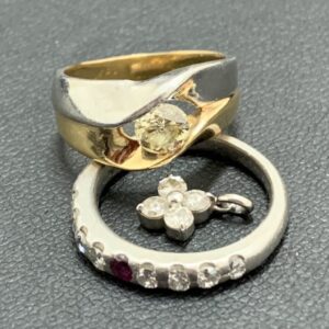 K18リング / Pt900リング