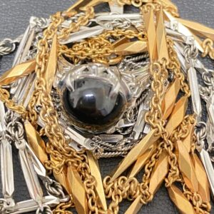 Pt900リング / Pt850チェーン / K18チェーン