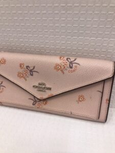 コーチ 長財布 ピンク