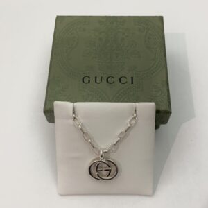 GUCCI GGモチーフ インターロッキング ネックレス