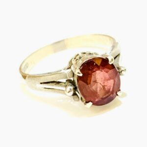 K14WG ガーネット 2ct リング