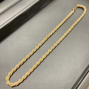 K18 ツイストネックレス