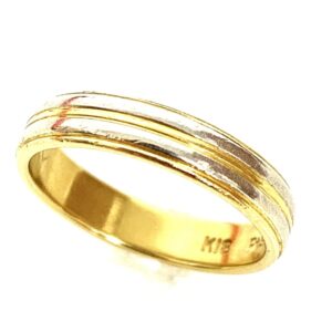 K18Pt900ハーフリング