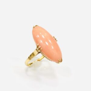 K18　サンゴ付 リング
