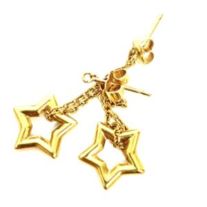 K18 デザインピアス