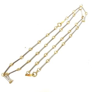 K18/Pt900コンビネックレス