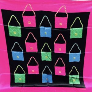 シャネル マトラッセ柄 大判スカーフ