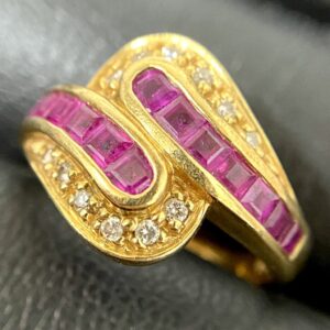 K18 リング 指輪 アクセサリー 金 貴金属 ルビー